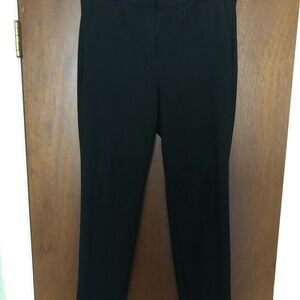 J. Crew Women's Black Straight Leg Pants Size 10 Work Classic Business Casual